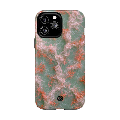 Coral Pixel Matrix · Tough 2.0 Magnetic Phone Case for iPhone · Green