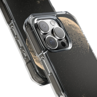 Lunar Metropolis Nocturne · Clear Impact Magnetic Phone Case for iPhone ·  Black