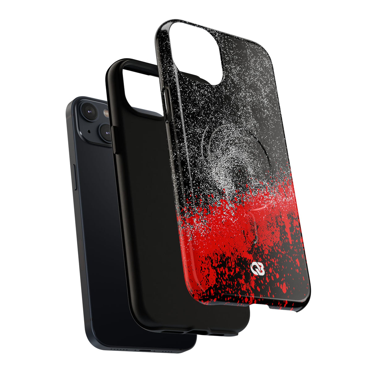 Crimson Noir Drip · Tough 2.0 Magnetic Phone Case for iPhone · Black