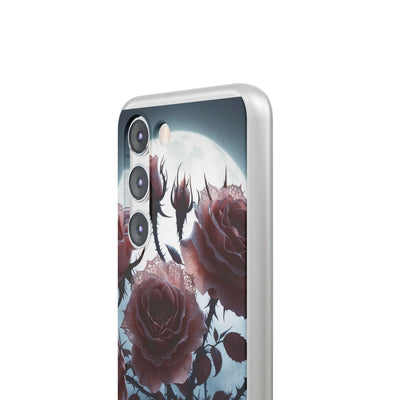 Lunar Lace Petals · Soft Phone Case for Samsung