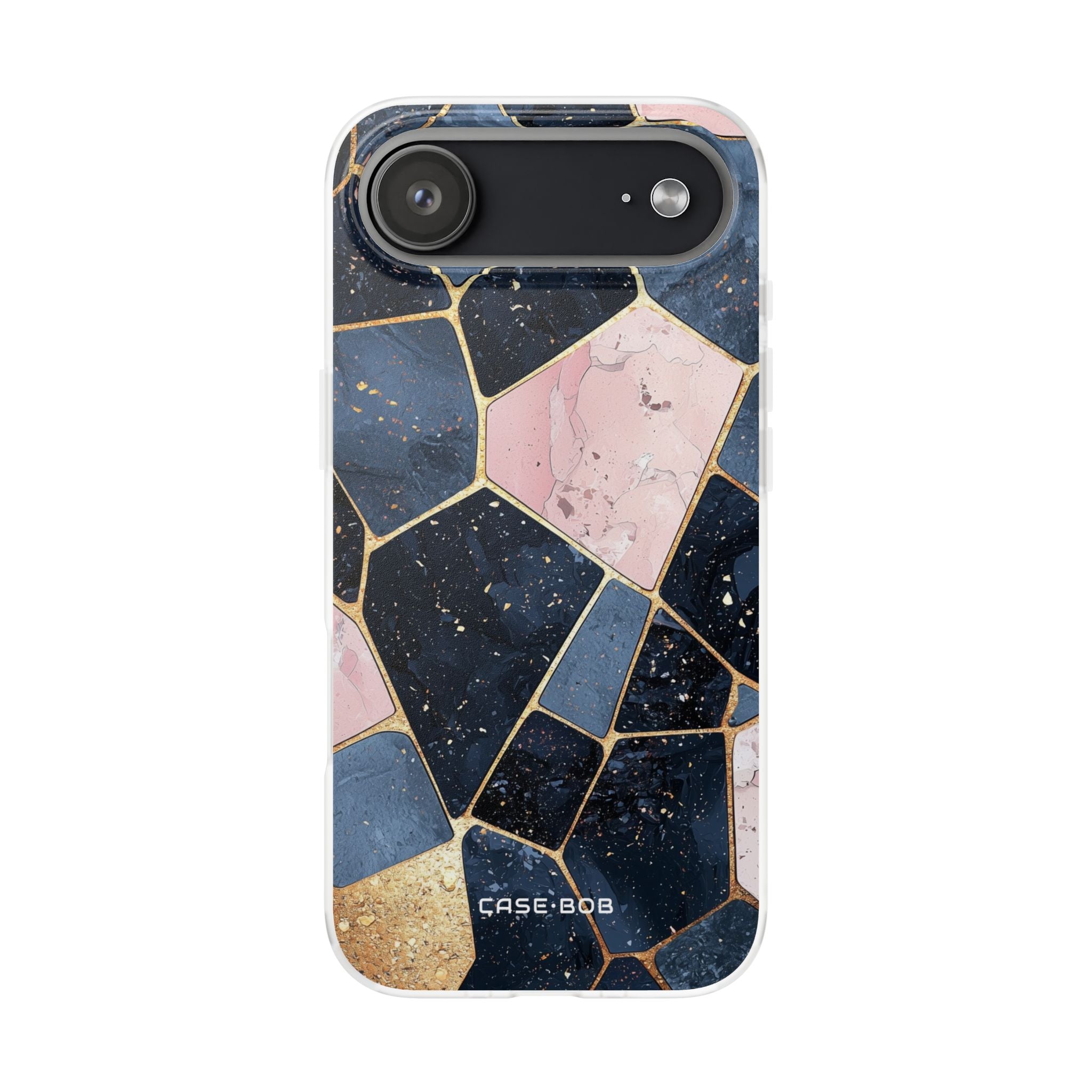 Golden Mosaic iPhone 17 Air Case - Soft - CASE•BOB