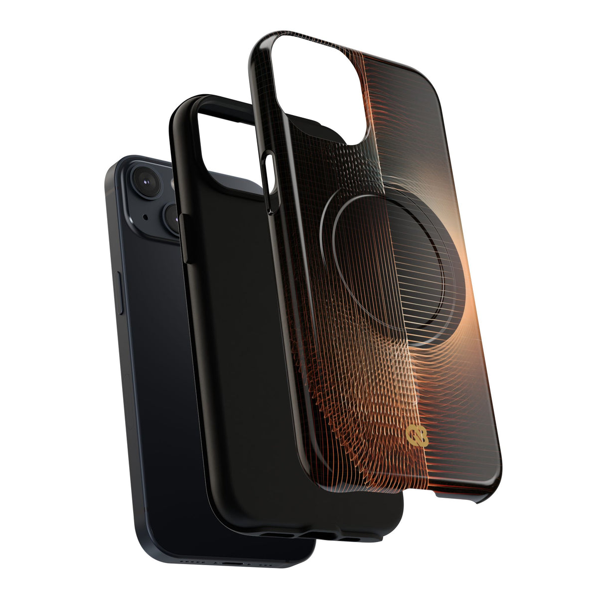 Amber Meridian · Tough 2.0 Magnetic Phone Case for iPhone · Black
