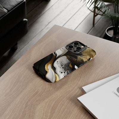 Molten Onyx Gold · Tough Etui na telefon dla iPhone