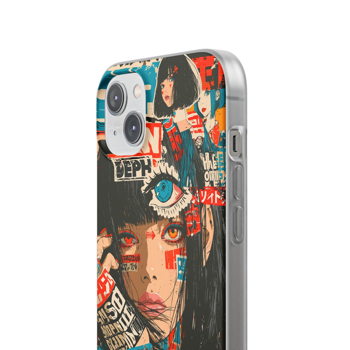 Shibuya Street Collage · Lite Phone Case for iPhone ·  Red
