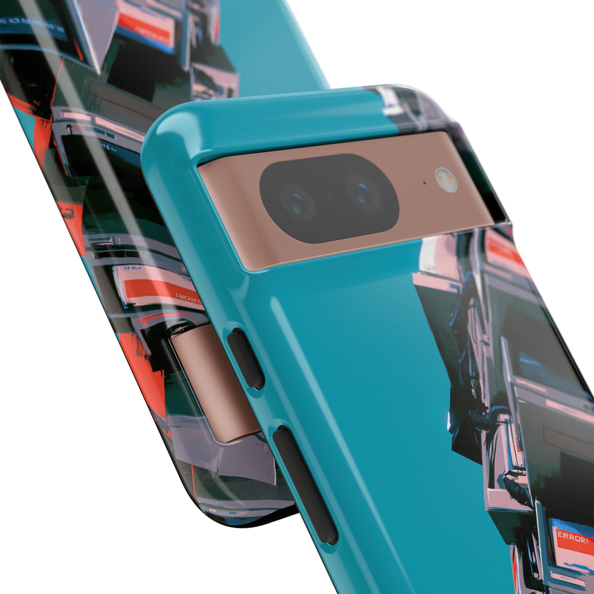 System Error Spire · Tough Phone Case for Pixel ·  Teal