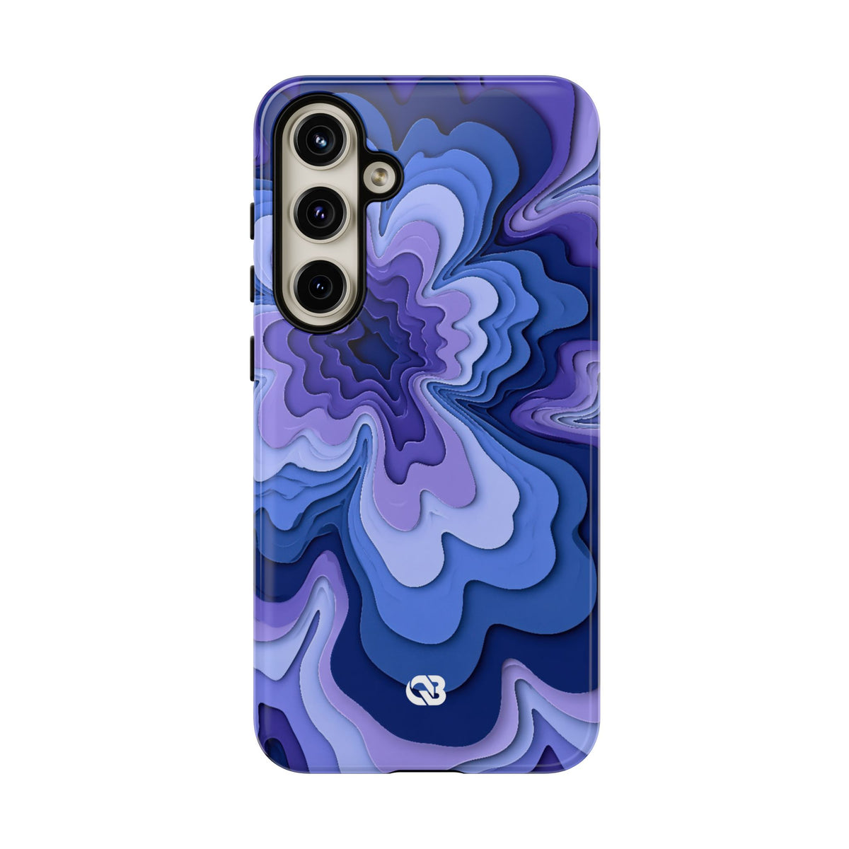 Periwinkle Strata Bloom · Tough Phone Case for Samsung · Purple