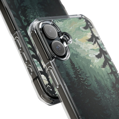 Misty Pine Shadow · Impact Phone Case for iPhone · Magsafe