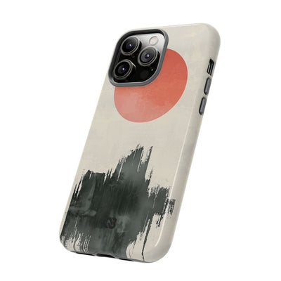 Crimson Sun Strokes · Coque de téléphone Tough pour iPhone