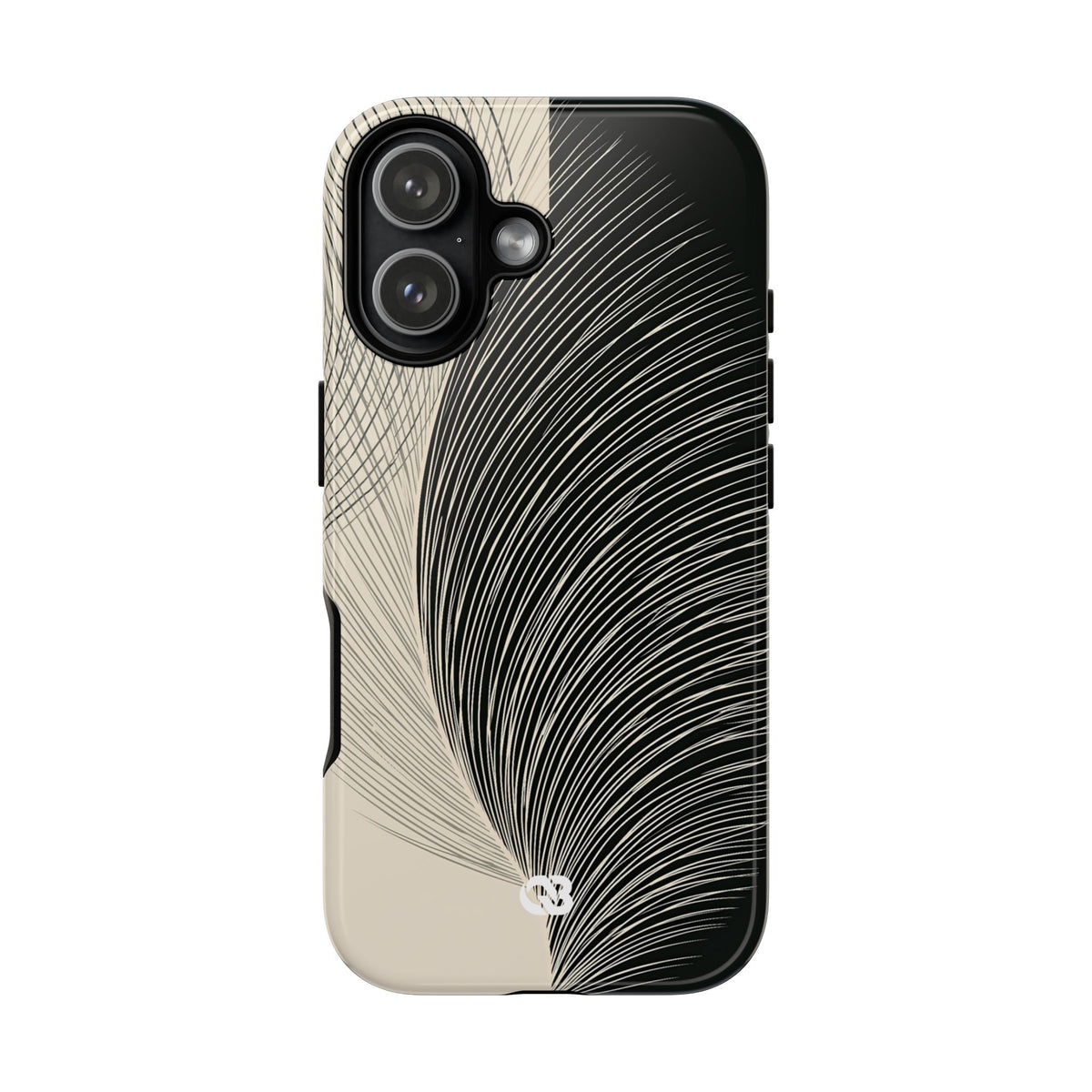 Minimal Frond Study · Tough Phone Case for iPhone · Black