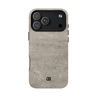 Grey Tough 2.0 Magsafe Phone Case for iPhone - Brutalist Stone Grit