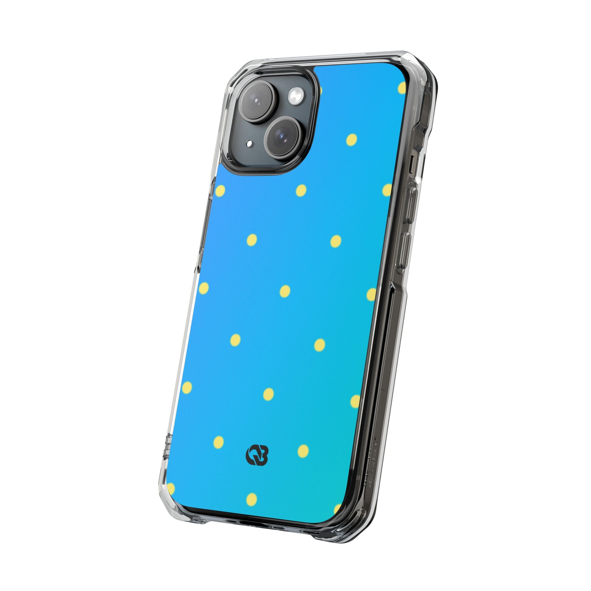 Cyan Sun Dots · Impact Θήκη για iPhone · Magsafe