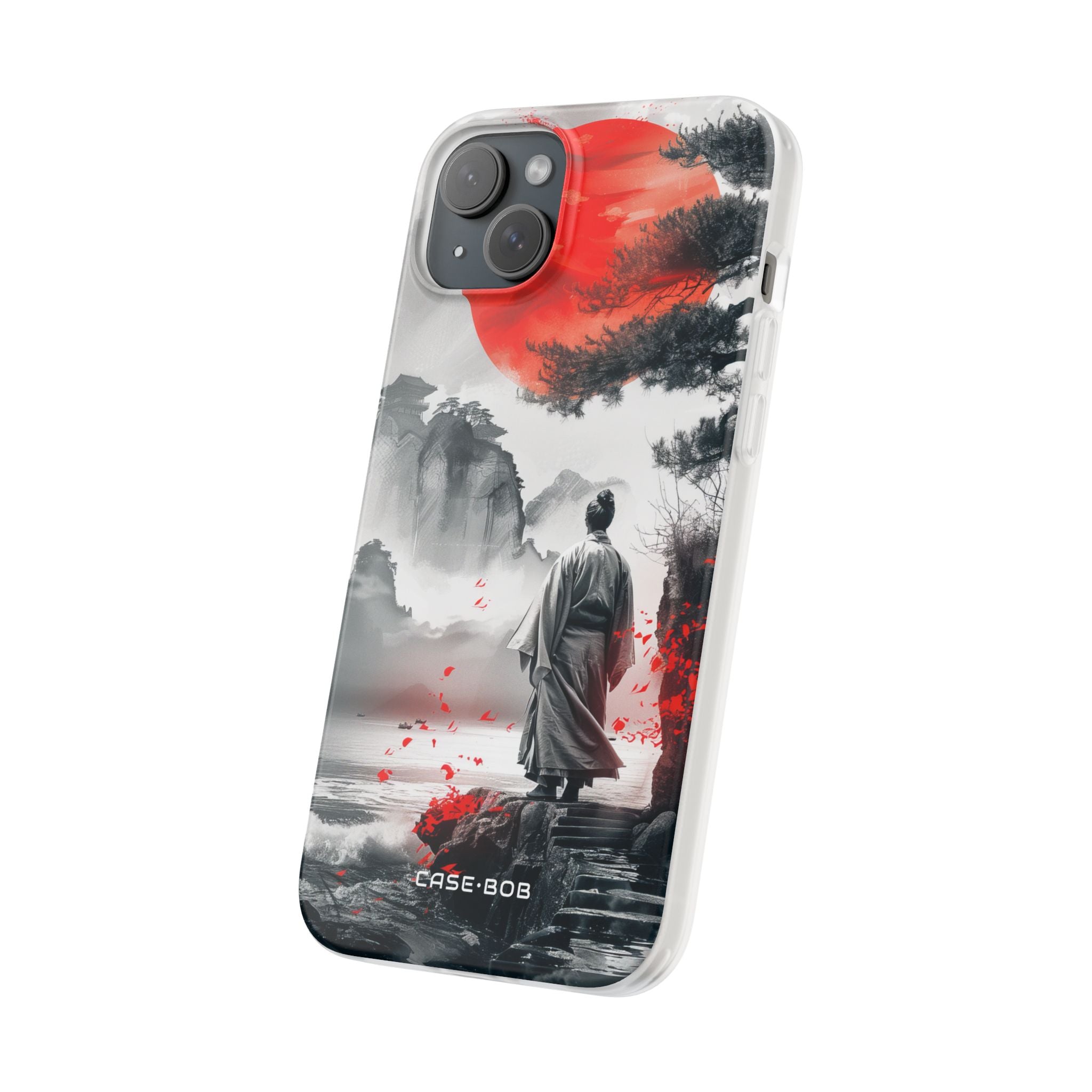 Solbelyst Vagtpost iPhone 15 Plus Cover - Blød