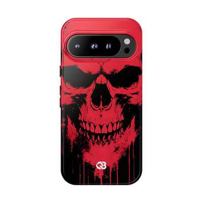 Crimson Street Skull · Tough Phone Case for Google Pixel