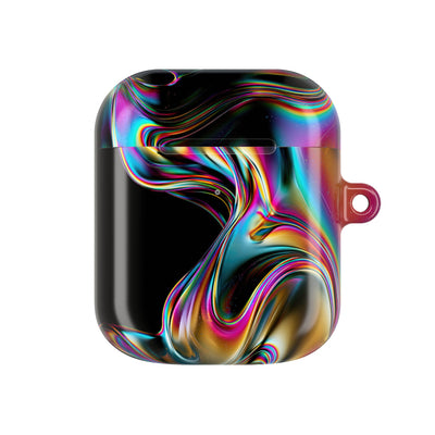Prismatic Flow · Hard Case for AirPods & AirPods Pro · Black