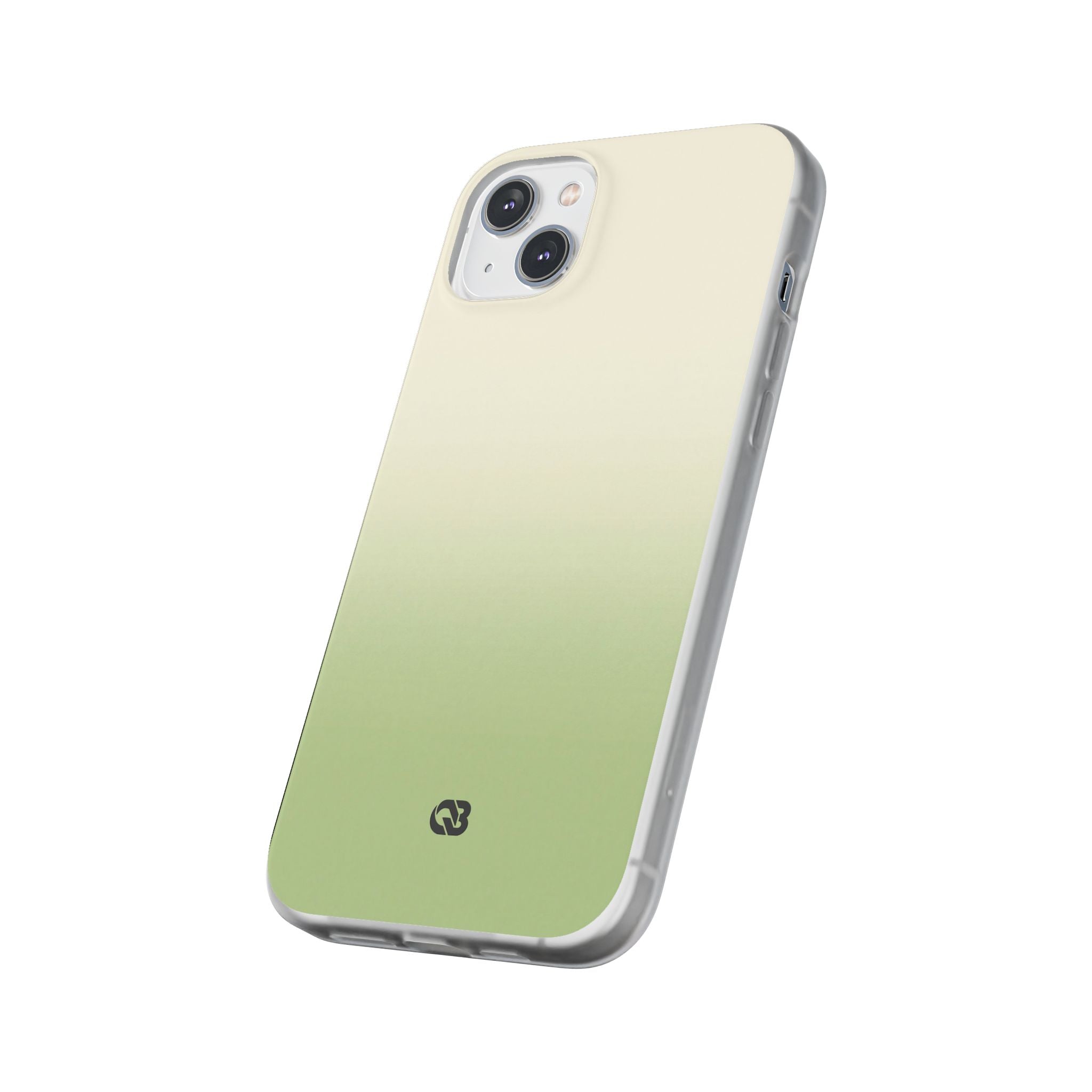 Green Lite Phone Case for iPhone - Bone Sage Fade