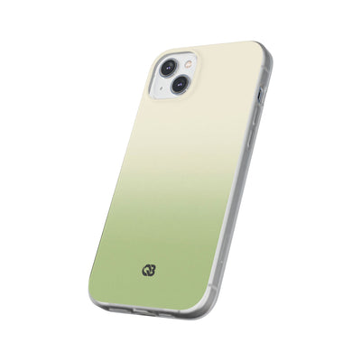 Green Lite Phone Case for iPhone - Bone Sage Fade