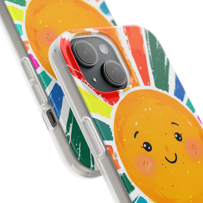 Vibrant Solar Smile · Soft Phone Case for iPhone