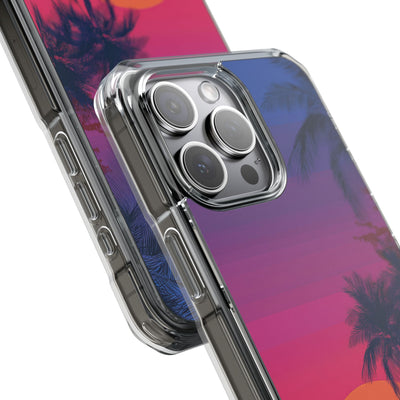 Neon Horizon Palms · Impact Phone Case for iPhone · Magsafe