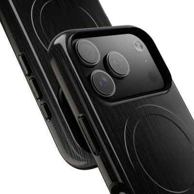 Black Tough 2.0 Magsafe Phone Case for iPhone - Brushed Obsidian Slate