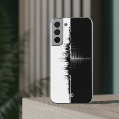 Black Lite Phone Case for Samsung - Static Signal Split