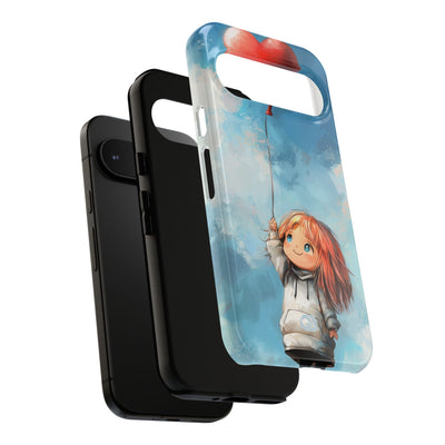Crimson Heart Sky · Tough Phone Case for Google Pixel