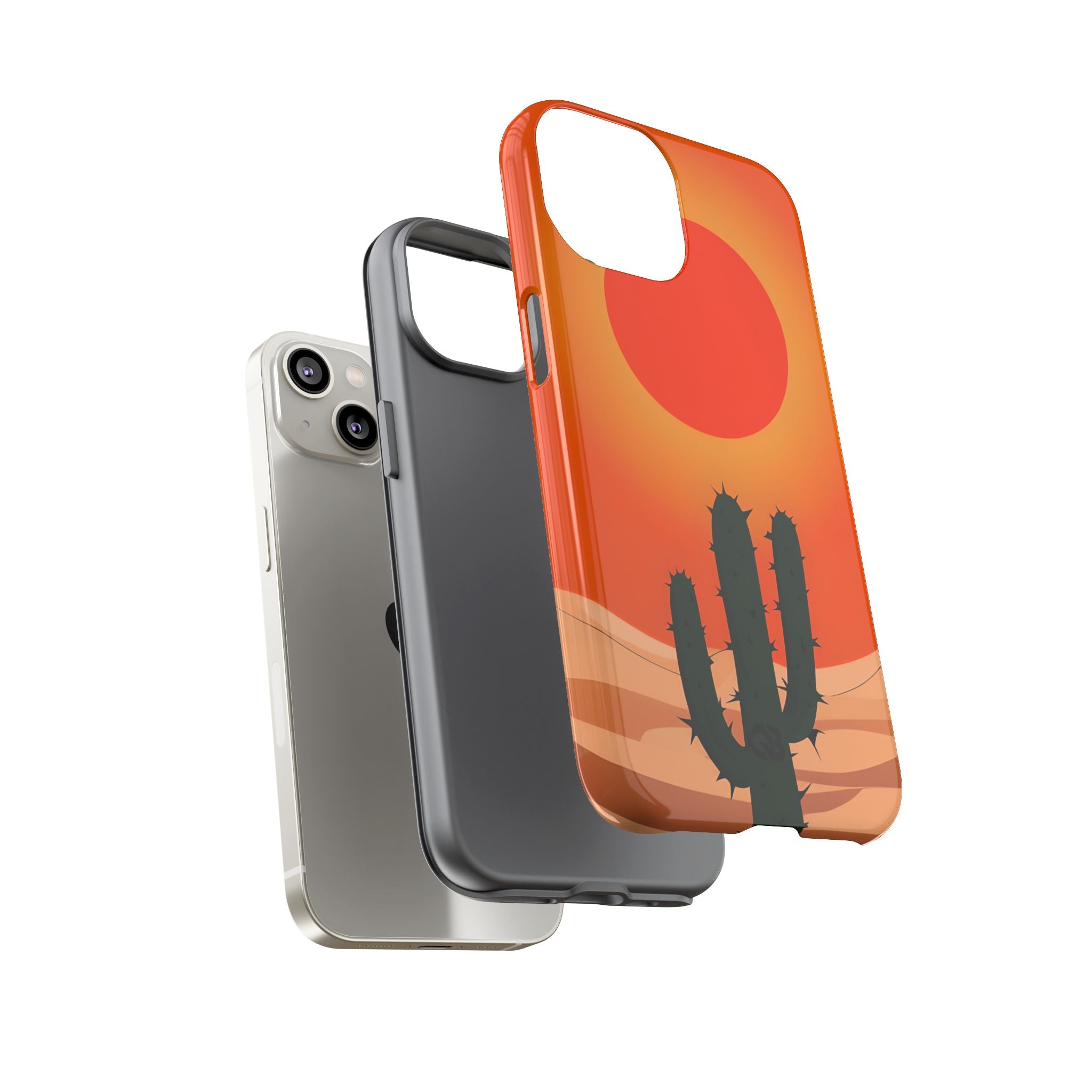 Scorched Saguaro Sunset · Tough Phone Case for iPhone