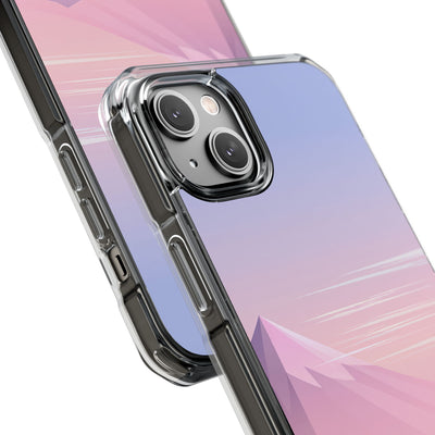 Purple Impact MagSafe Phone Case for iPhone - Lavender Alpine Dawn