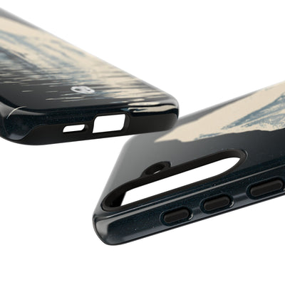 Blue Tough Phone Case for Samsung - Frozen Navy Monolith