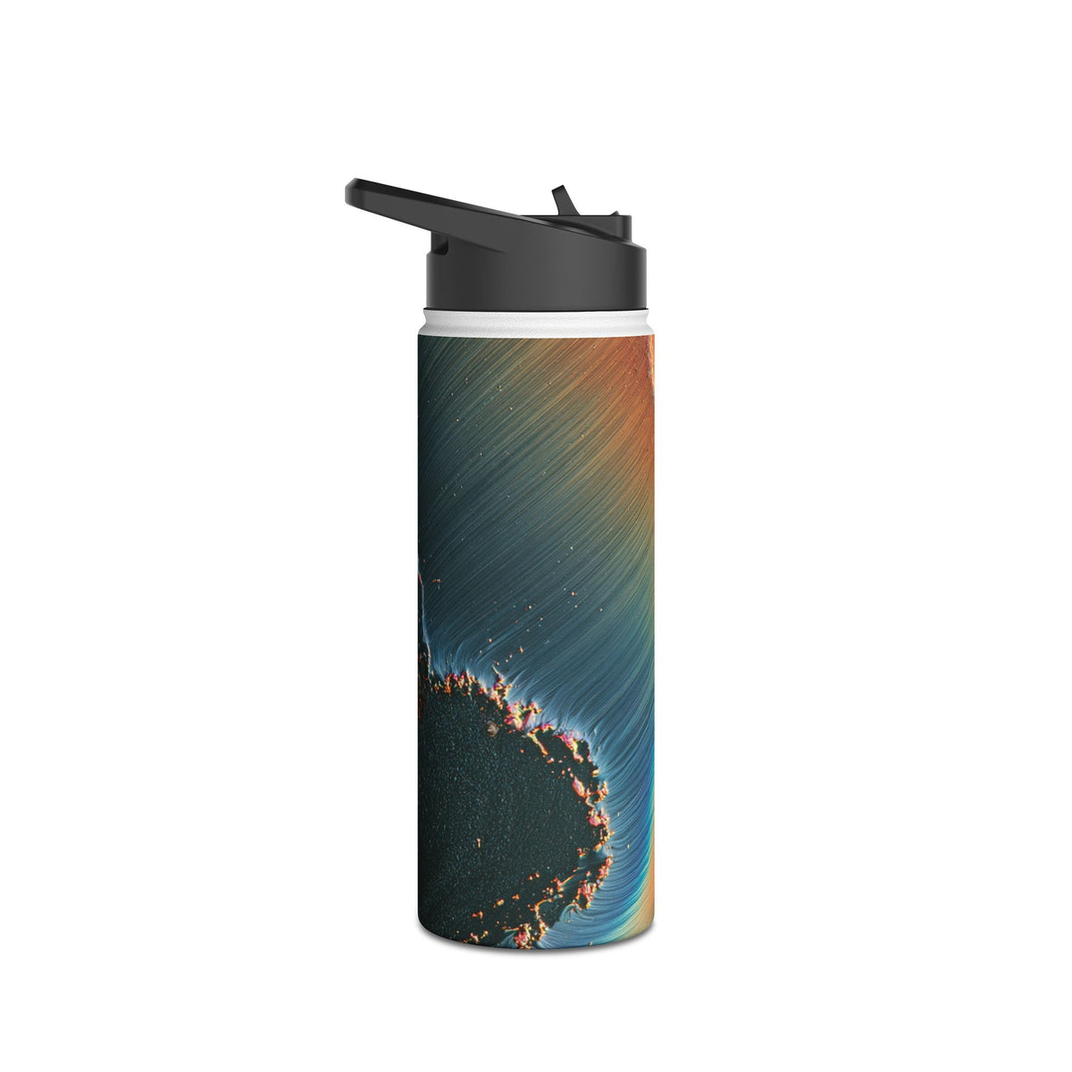 Prismatic Aura Shift · Insulated Water Bottle · Blue