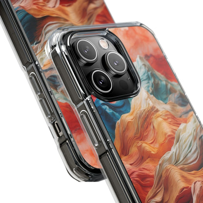 Fabric Peaks Crème iPhone 14 Pro Max Case - Impact