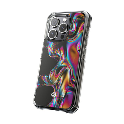 Purple Impact MagSafe Phone Case for iPhone - Liquid Neon Chrome