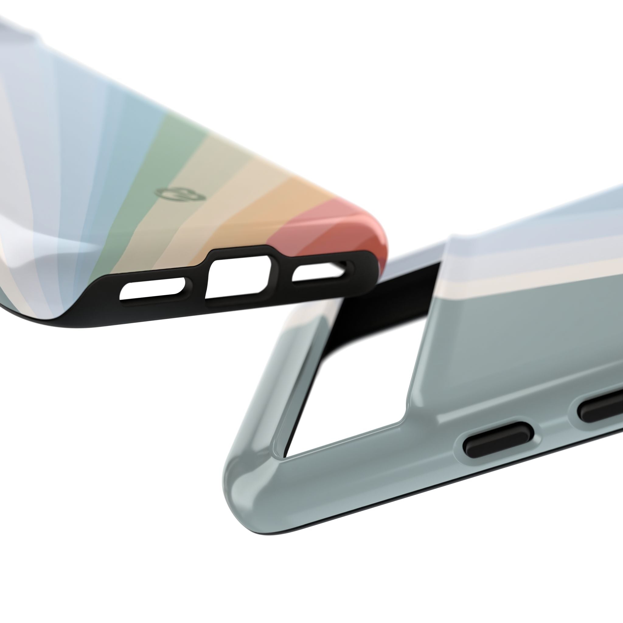 Green Tough Phone Case for Google Pixel - Sage Prism Beam