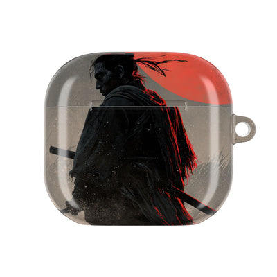 Crimson Moon Ronin · Hard Case for AirPods & AirPods Pro · Black