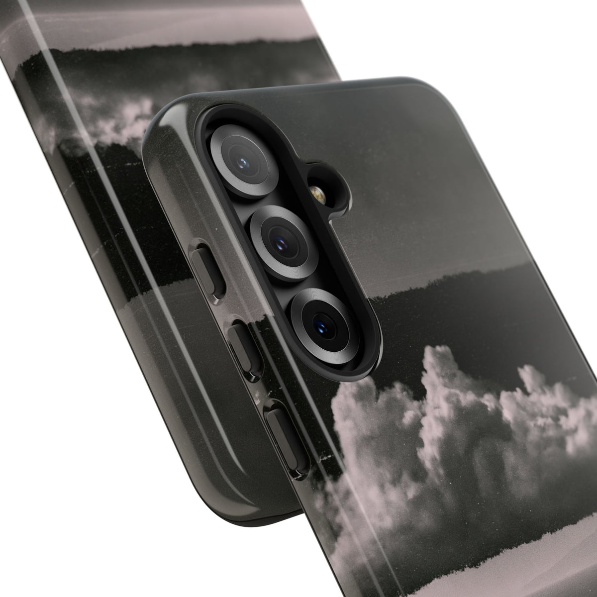 Crimson Horizon · Tough Phone Case for Samsung · Black