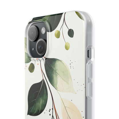 Greenberry Branch iPhone 15 Plus Skal - Mjuk