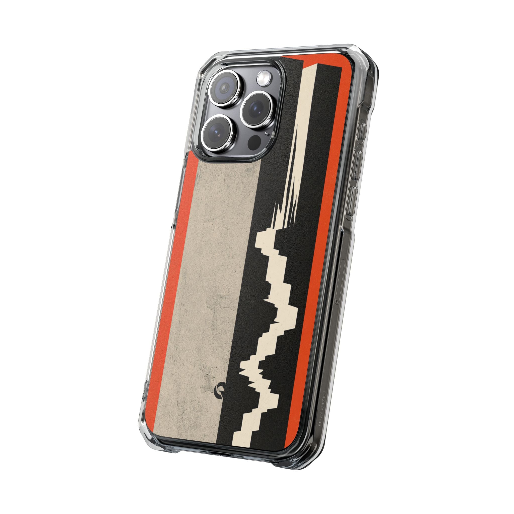 Orange Impact MagSafe Phone Case for iPhone - Orange Monolith Rift