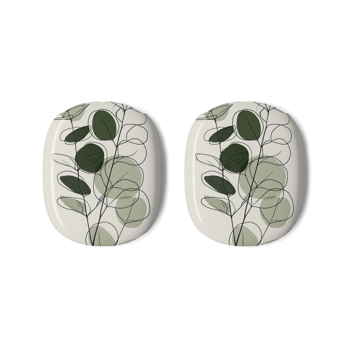 Eucalyptus Foliage Study · Hard Case for AirPods Max · Green