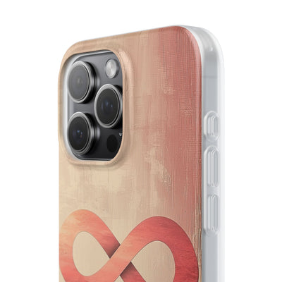 Terracotta Infinity Stroke · Soft Handyhülle für iPhone