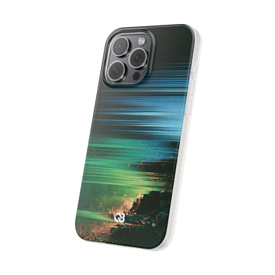 Digital Shoreline Drift · Lite Phone Case for iPhone ·  Teal