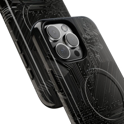 Obsidian Circuitry · Tough 2.0 Magnetic Phone Case for iPhone · Black
