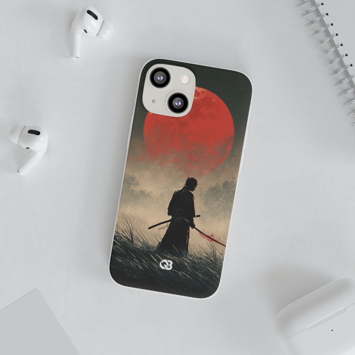 Crimson Moon Ronin · Lite Phone Case for iPhone ·  Red