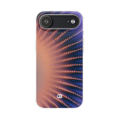 Luminous Aura Burst · Lite Phone Case for iPhone ·  Blue