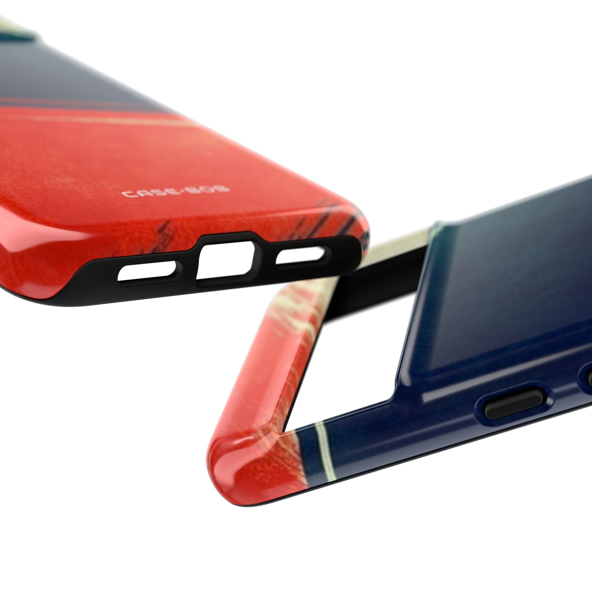 Blau diagonale Bewegung Google Pixel 8 Pro Case - Tough