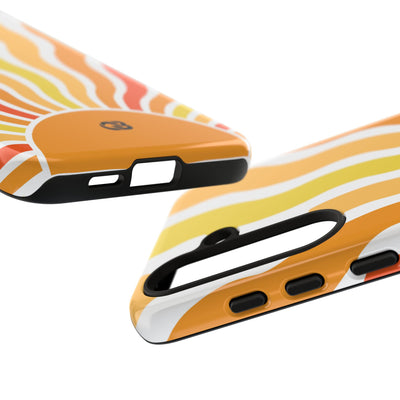 Amber Solar Waves · Tough Phone Case for Samsung