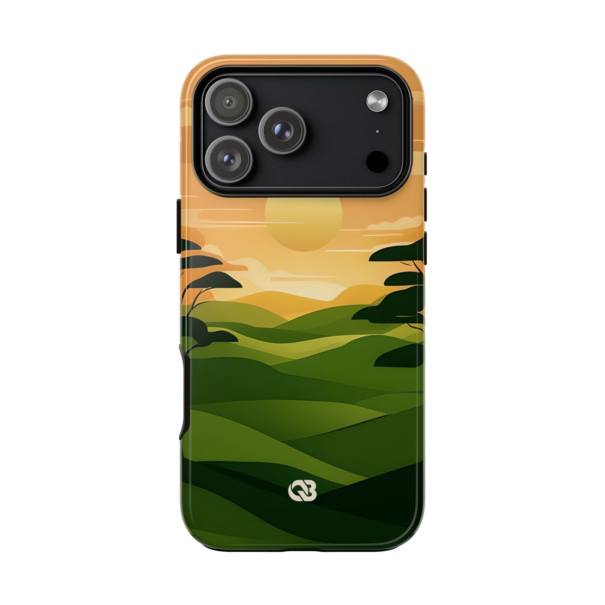 Verdant Horizon Sun · Tough Phone Case for iPhone