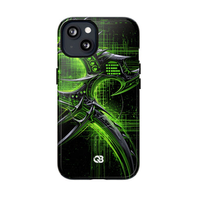 Cyber Sigil Grid · Tough 2.0 Magnetic Phone Case for iPhone · Green