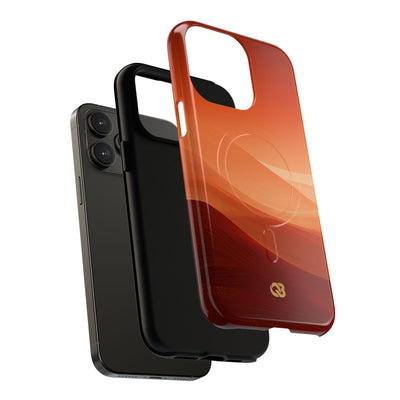 Orange Tough 2.0 Magsafe Phone Case for iPhone - Crimson Dune Gradient