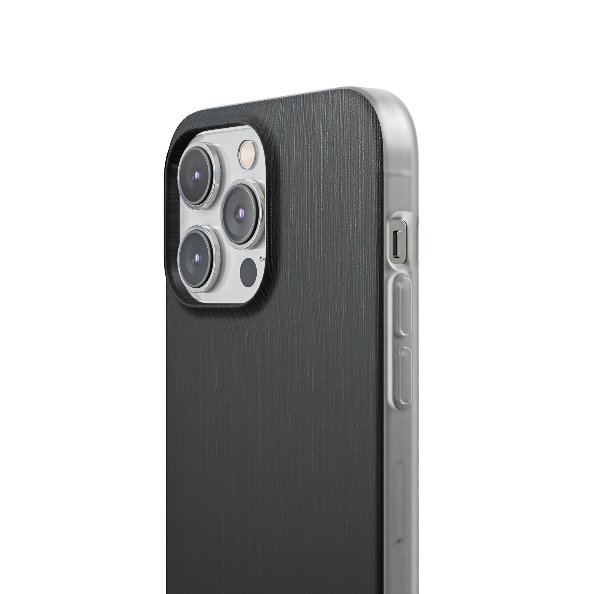Black Lite Phone Case for iPhone - Brushed Obsidian Slate