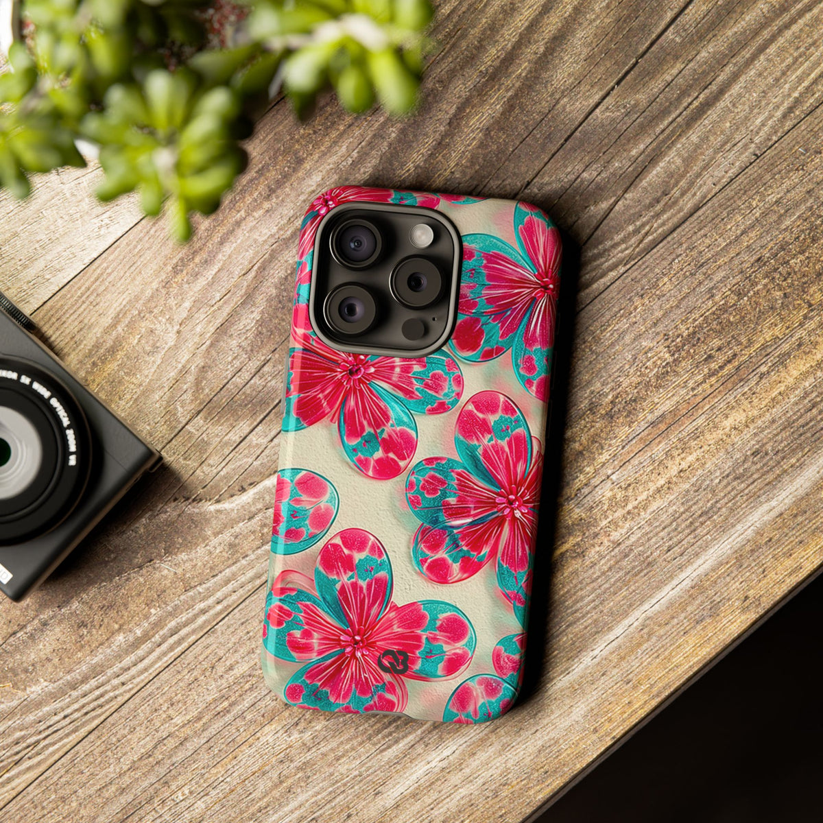Lucite Jelly Bloom · Tough Phone Case for iPhone · Pink