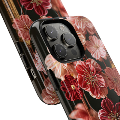 Silk Blossom Kanzashi · Tough 2.0 Magnetic Phone Case for iPhone · Pink